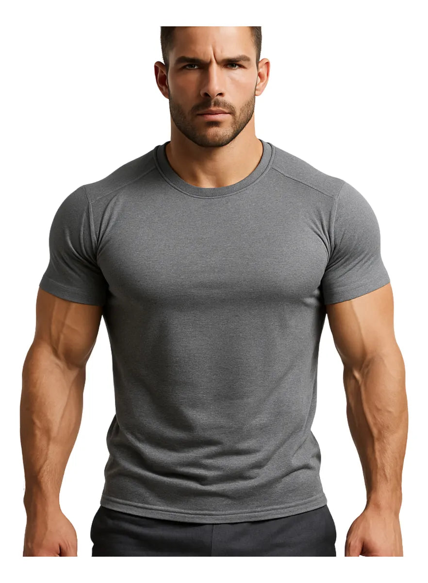 Kit 5 Camisetas Básicas Masculina Dry Fit Lisa Tradicional
