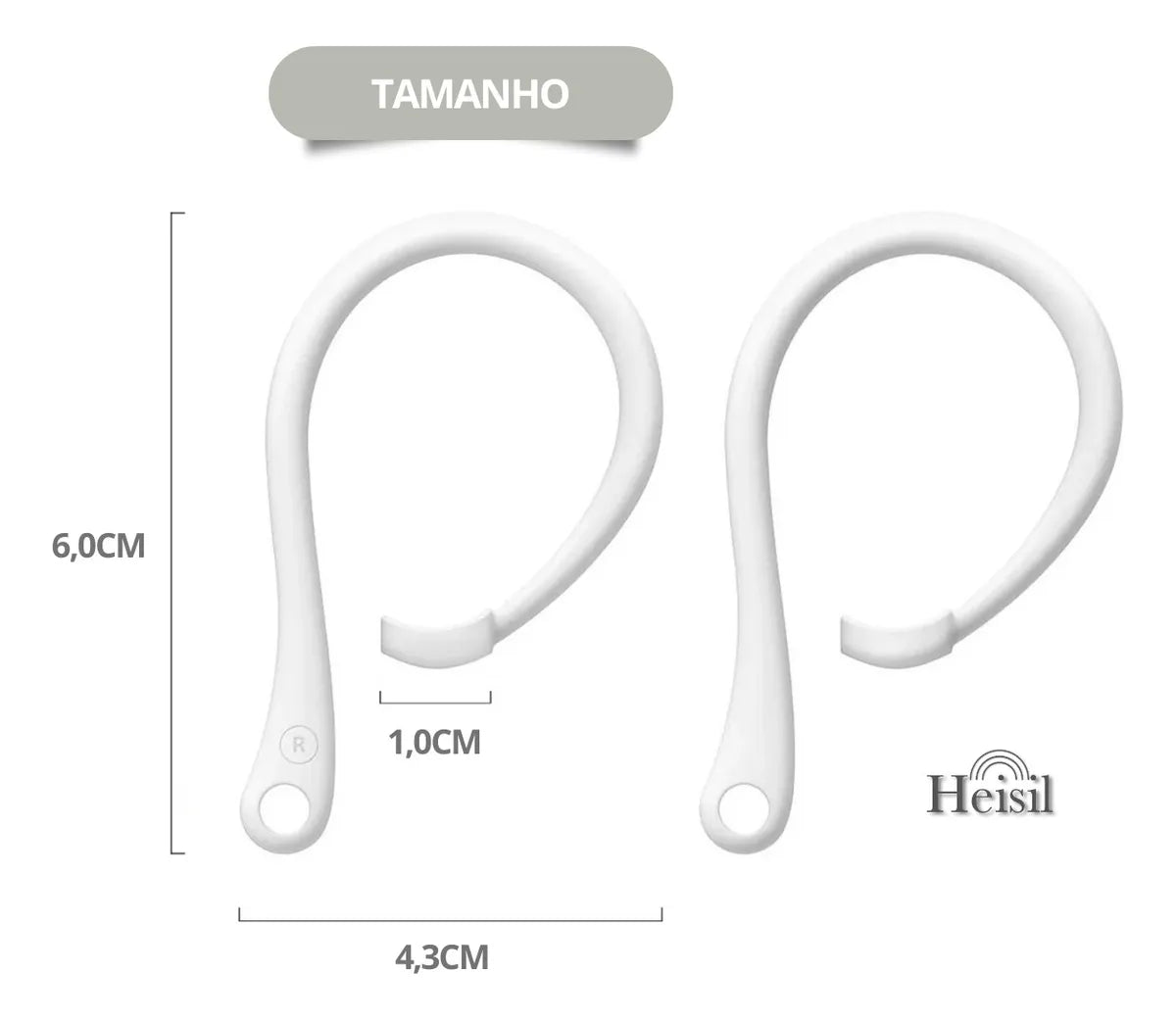 Suporte Fixador Gancho De Orelha Para Fone AirPods