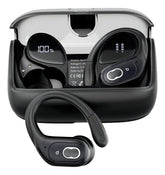 Fone De Ouvido Bluetooth Corrida Gancho Prova D'água Com Gan Cor Preto
