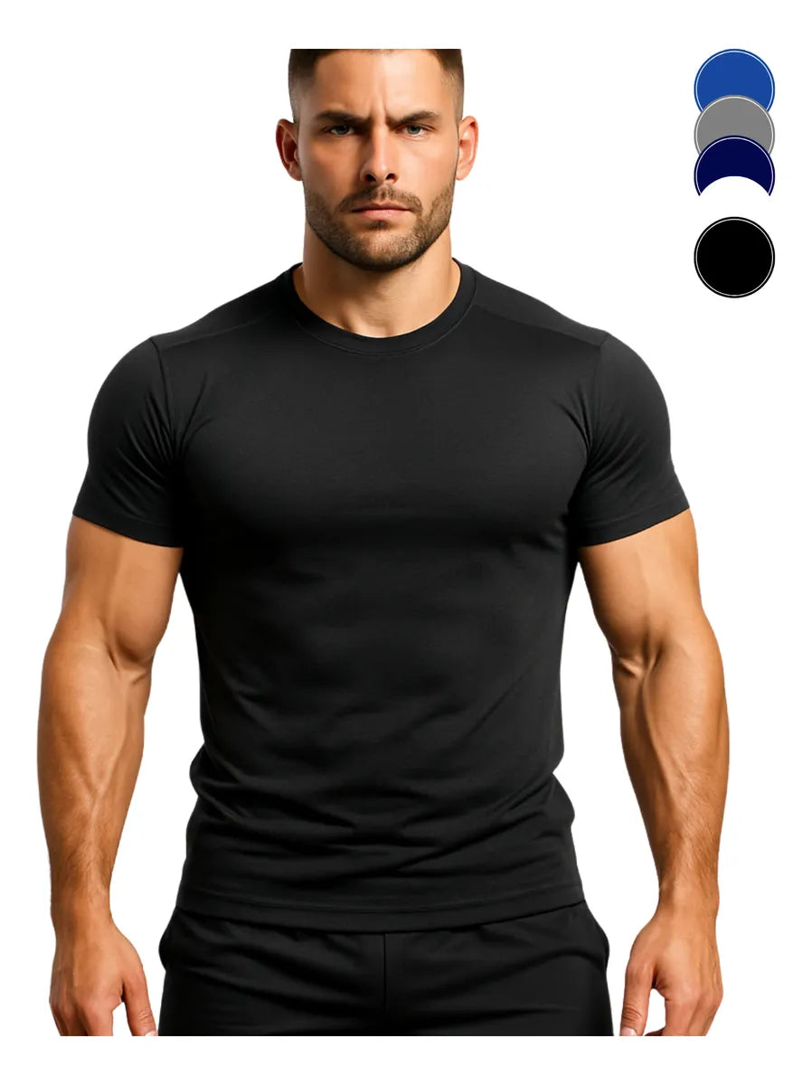 Kit 5 Camisetas Básicas Masculina Dry Fit Lisa Tradicional