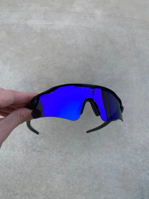 Radar EV Black - Lente Neon Blue