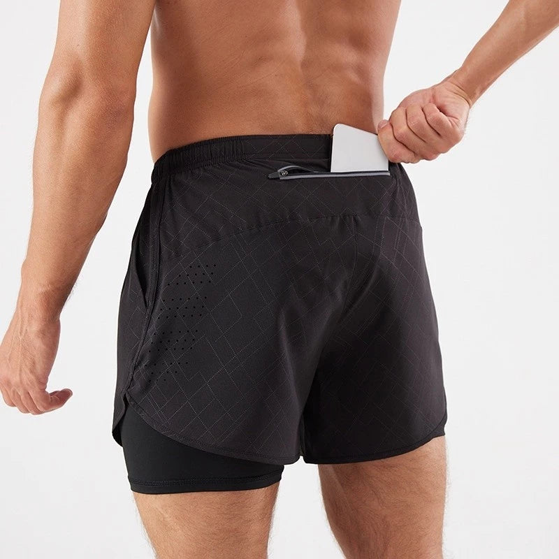 Bermuda Masculina De Compressão cinza